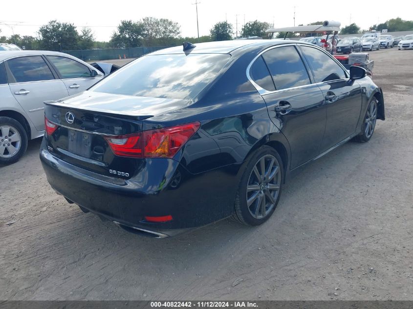 VIN JTHBE1BL1FA005278 2015 Lexus GS, 350 no.4