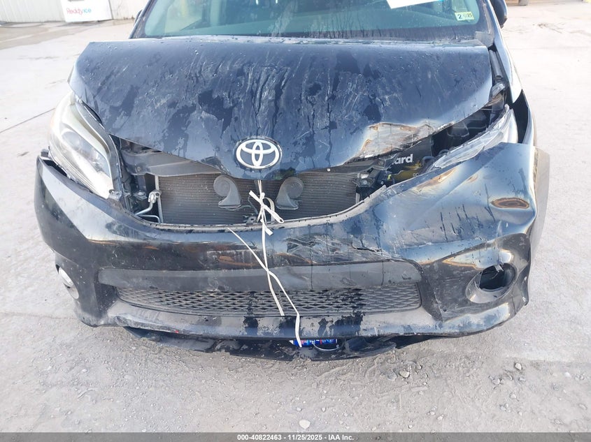 2017 Toyota Sienna Se VIN: 5TDXZ3DC8HS881260 Lot: 40822463