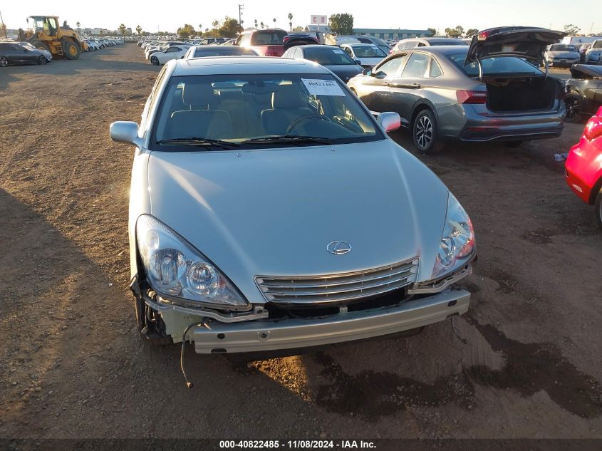 2004 Lexus Es 330 VIN: JTHBA30G345040567 Lot: 40822485