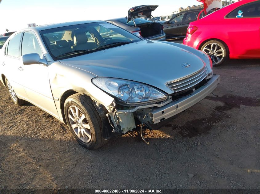 2004 Lexus Es 330 VIN: JTHBA30G345040567 Lot: 40822485