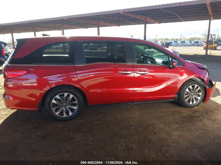 2022 Honda Odyssey Ex-L VIN: 5FNRL6H74NB049875 Lot: 40822504