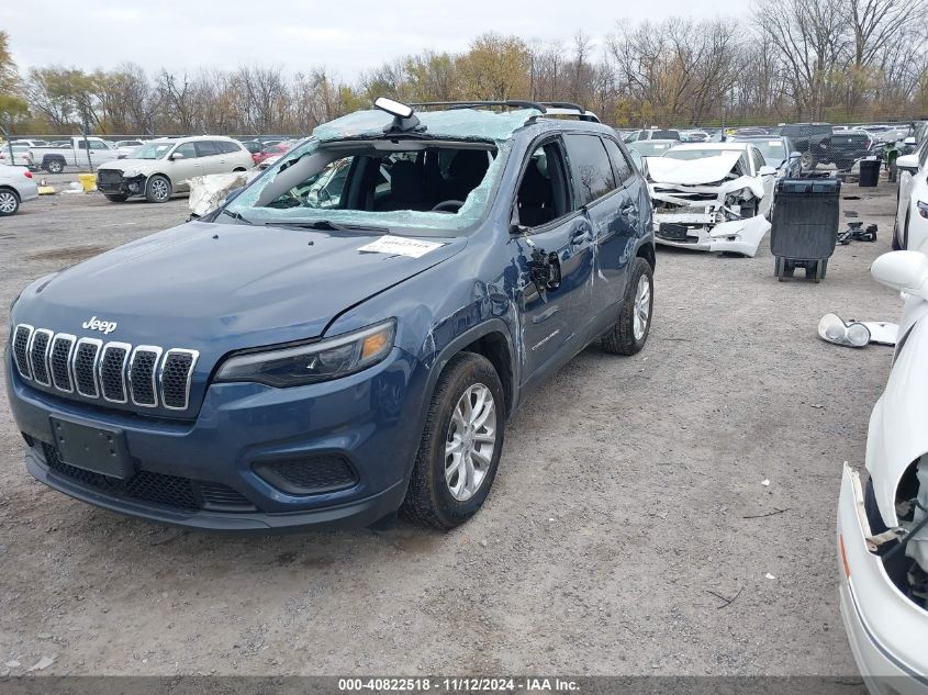 2021 Jeep Cherokee Latitude Fwd VIN: 1C4PJLCB2MD120228 Lot: 40822518