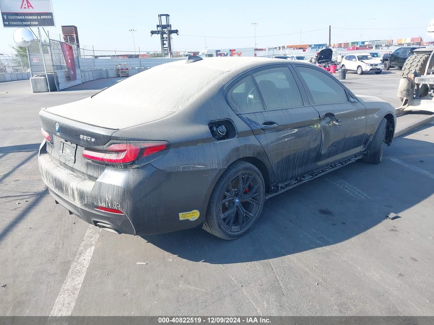 Vin: wba13ag02pcl18764, lot: 41312096, bmw 530e 20234