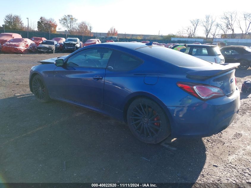 2016 Hyundai Genesis Coupe 3.8 Ultimate VIN: KMHHU6KJ4GU136906 Lot: 40822520