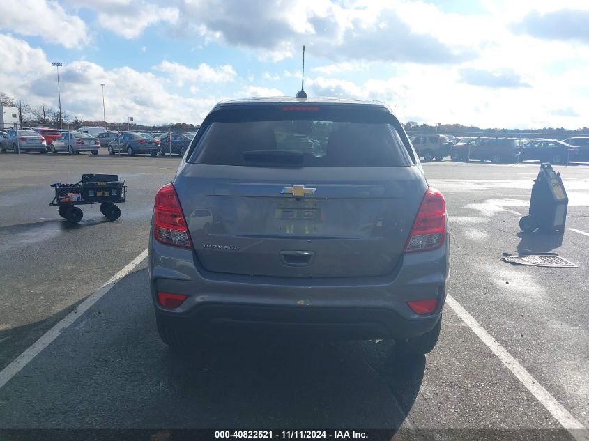 2020 Chevrolet Trax Ls VIN: 3GNCJNSB4LL322497 Lot: 40822521