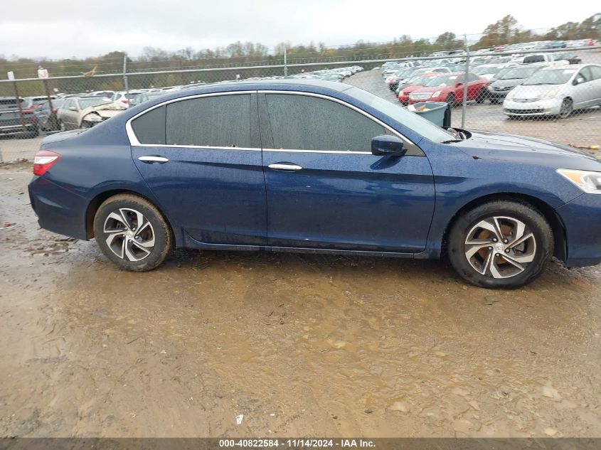 2017 Honda Accord Lx VIN: 1HGCR2F38HA071227 Lot: 40822584