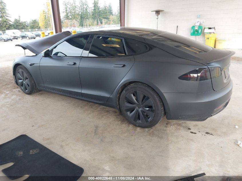 VIN 5YJSA1E56PF530498 2023 TESLA MODEL S no.3