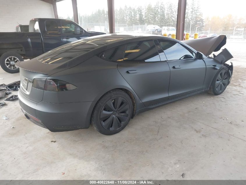 VIN 5YJSA1E56PF530498 2023 TESLA MODEL S no.4