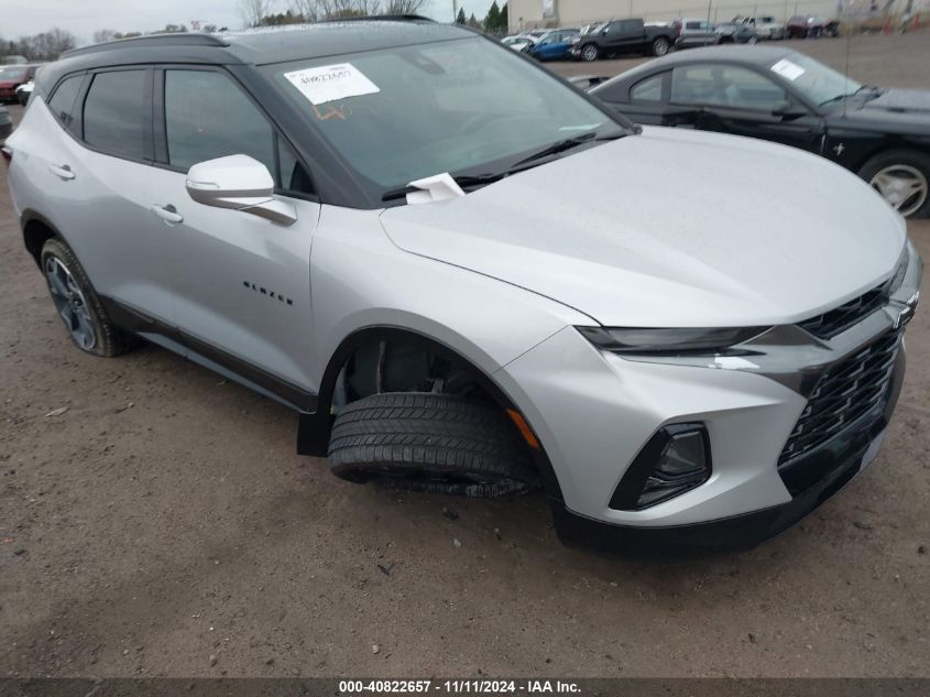 2022 Chevrolet Blazer Awd Rs VIN: 3GNKBKRS8NS141490 Lot: 40822657