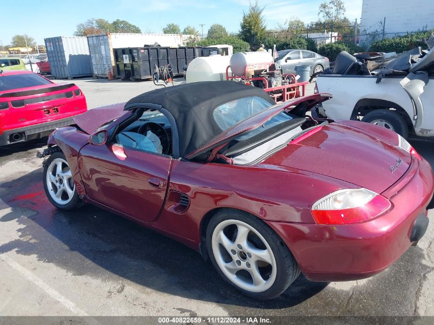 2000 Porsche Boxster VIN: WP0CA2987YU625059 Lot: 40822659