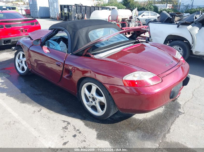 2000 Porsche Boxster VIN: WP0CA2987YU625059 Lot: 40822659