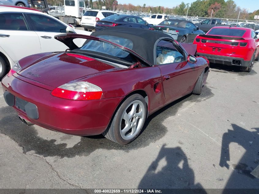 2000 Porsche Boxster VIN: WP0CA2987YU625059 Lot: 40822659