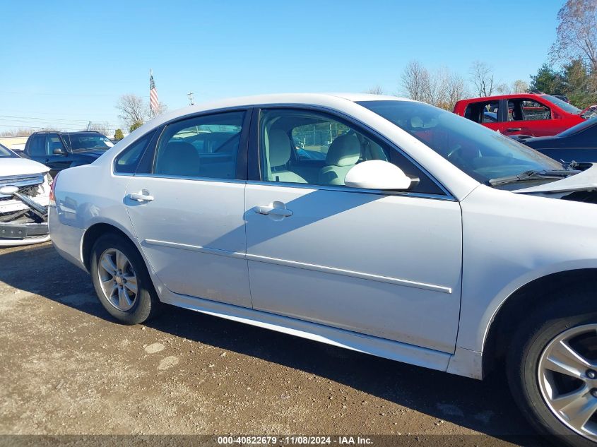 2012 Chevrolet Impala Ls Retail VIN: 2G1WA5E3XC1197722 Lot: 40822679