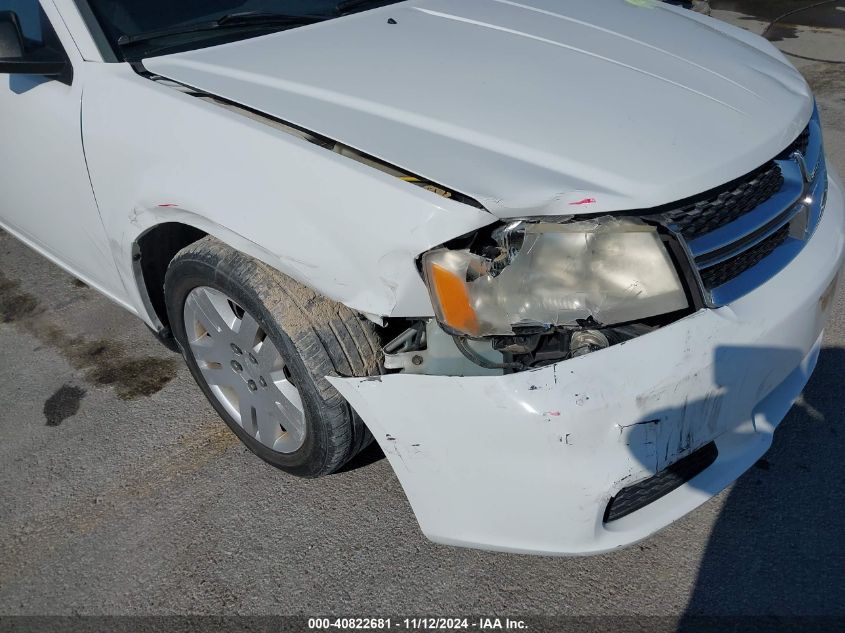 2014 DODGE AVENGER SE - 1C3CDZAB9EN235016