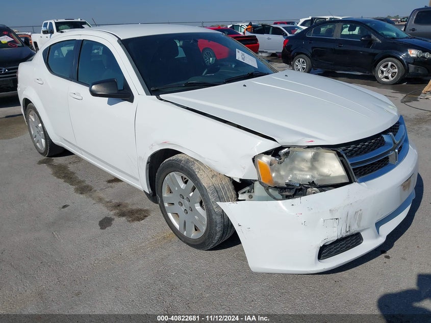 2014 DODGE AVENGER SE - 1C3CDZAB9EN235016