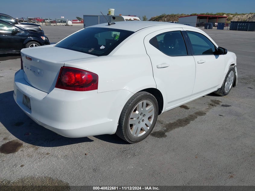 2014 DODGE AVENGER SE - 1C3CDZAB9EN235016