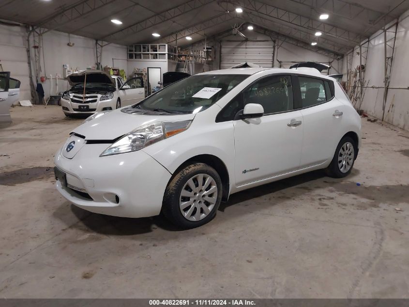 VIN 1N4AZ0CP1FC322663 2015 NISSAN LEAF no.2