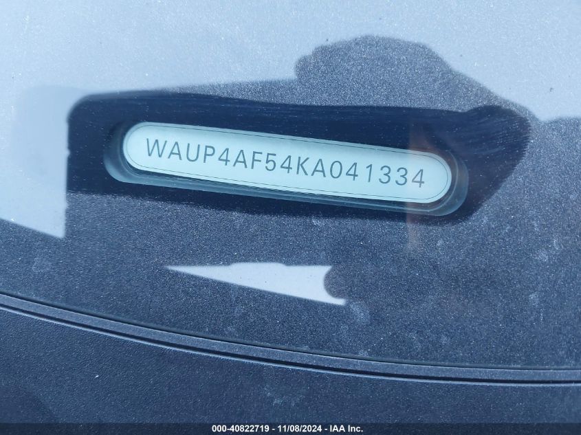 VIN WAUP4AF54KA041334 2019 AUDI S5 no.12