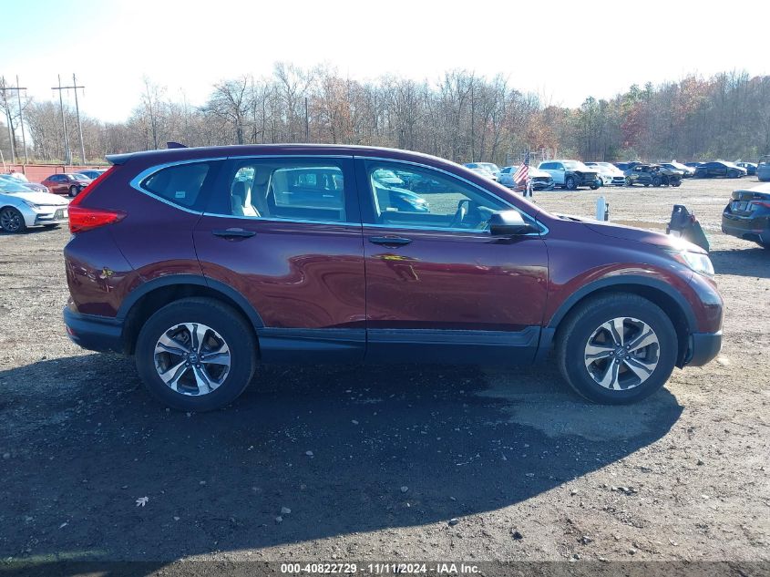 2019 Honda Cr-V Lx VIN: 2HKRW6H31KH222625 Lot: 40822729