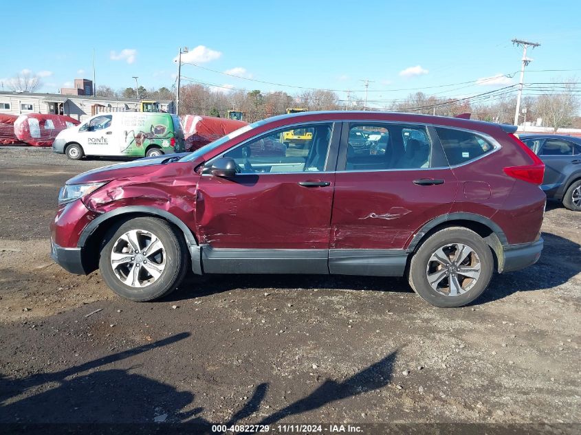 2019 Honda Cr-V Lx VIN: 2HKRW6H31KH222625 Lot: 40822729