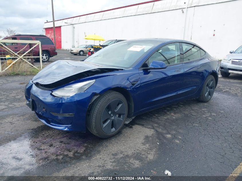 VIN 5YJ3E1EA6PF590450 2023 Tesla Model 3, Rear-Whee... no.2