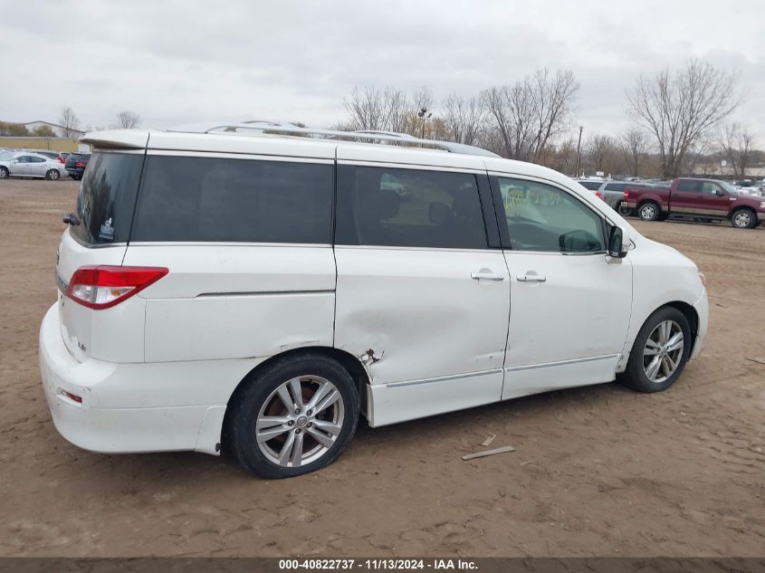 2012 Nissan Quest Le VIN: JN8AE2KP3C9032926 Lot: 40822737