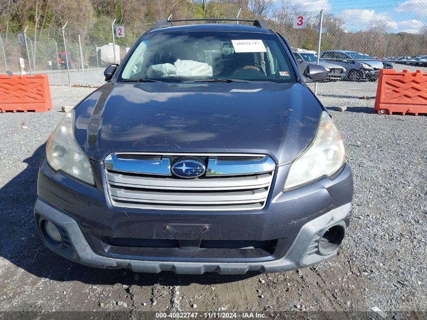 2014 Subaru Outback 2.5I Premium VIN: 4S4BRBEC4E3291195 Lot: 40822747