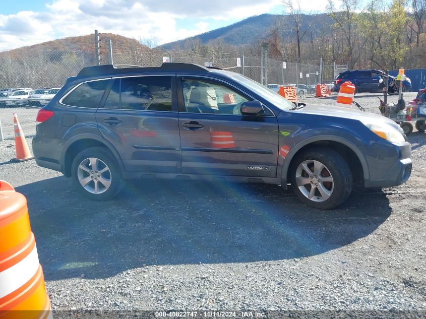 2014 Subaru Outback 2.5I Premium VIN: 4S4BRBEC4E3291195 Lot: 40822747