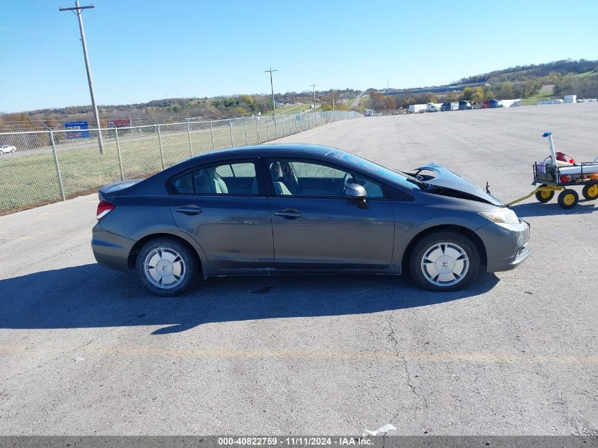 2013 Honda Civic Hf VIN: 2HGFB2F60DH541225 Lot: 40822759