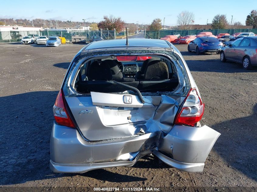 2007 Honda Fit Sport VIN: JHMGD38627S049890 Lot: 40822794