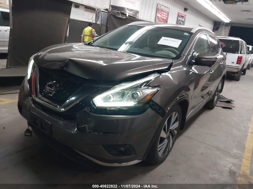 VIN 5N1AZ2MH0FN206075 2015 Nissan Murano, Platinum no.2