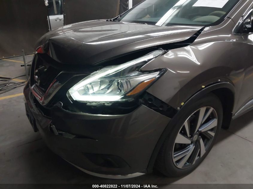 2015 Nissan Murano Platinum VIN: 5N1AZ2MH0FN206075 Lot: 40822822