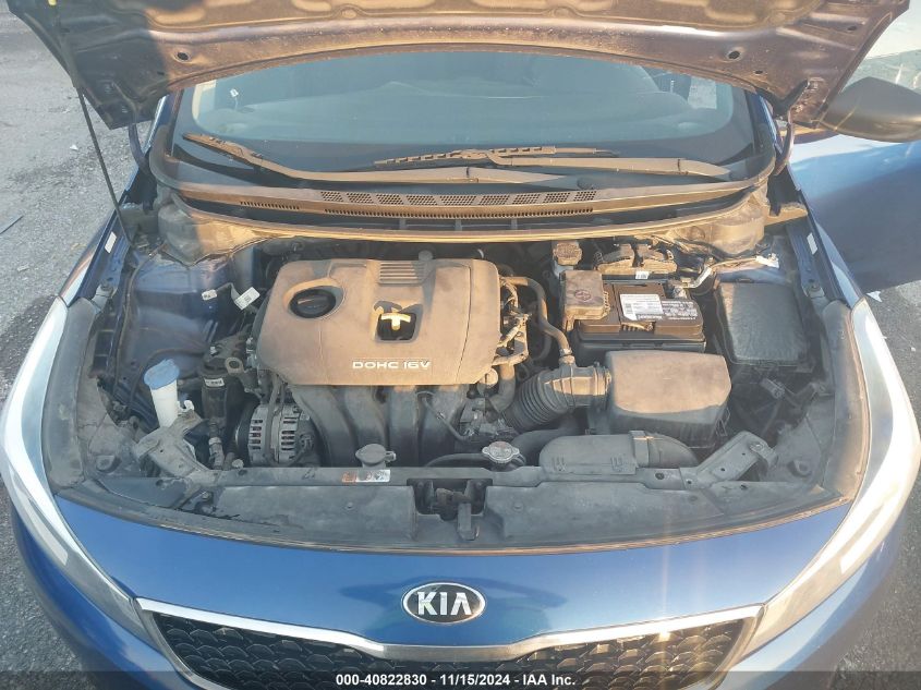 2017 Kia Forte Lx VIN: 3KPFK4A76HE157817 Lot: 40822830