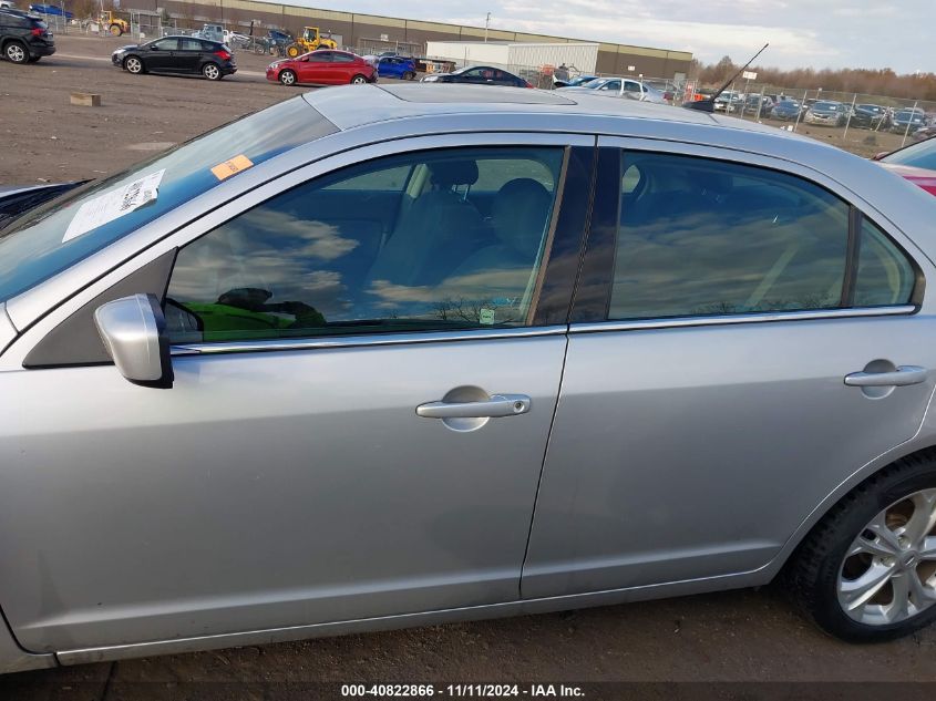 2012 Ford Fusion Se VIN: 3FAHP0HA3CR191712 Lot: 40822866