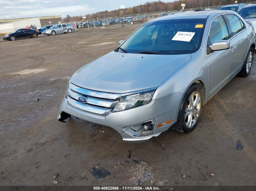 2012 Ford Fusion Se VIN: 3FAHP0HA3CR191712 Lot: 40822866