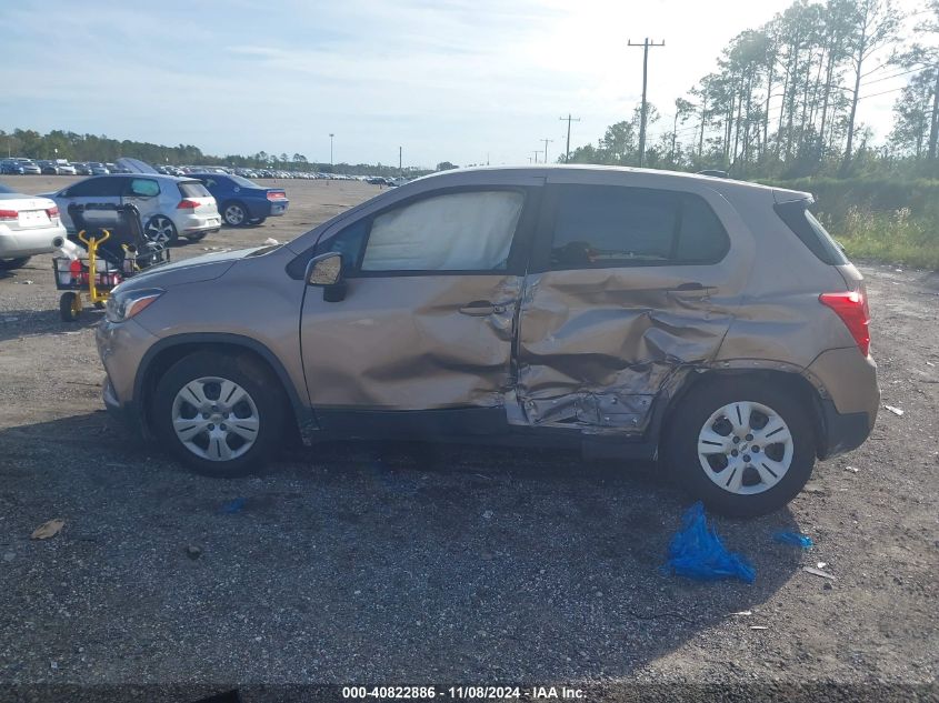 2018 Chevrolet Trax Ls VIN: 3GNCJKSB6JL381224 Lot: 40822886