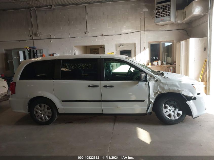 2014 Dodge Grand Caravan American Value Pkg VIN: 2C4RDGBG0ER366097 Lot: 40822892