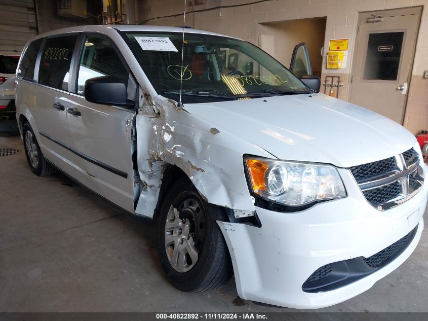 2014 Dodge Grand Caravan American Value Pkg VIN: 2C4RDGBG0ER366097 Lot: 40822892