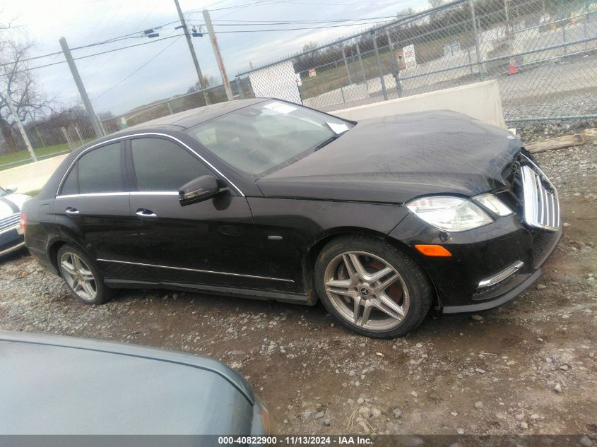 2012 Mercedes-Benz E 550 4Matic VIN: WDDHF9BB8CA629353 Lot: 40822900