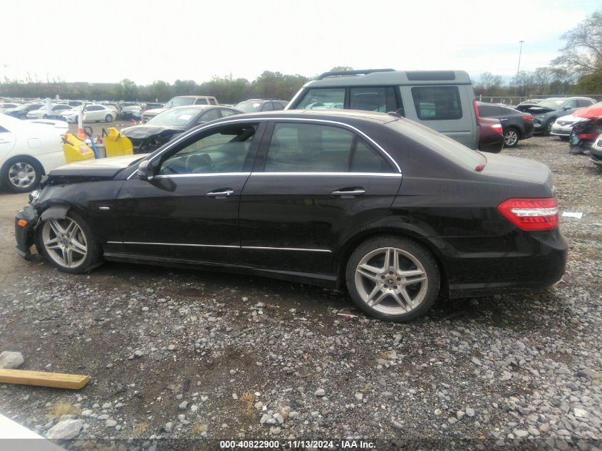 2012 Mercedes-Benz E 550 4Matic VIN: WDDHF9BB8CA629353 Lot: 40822900