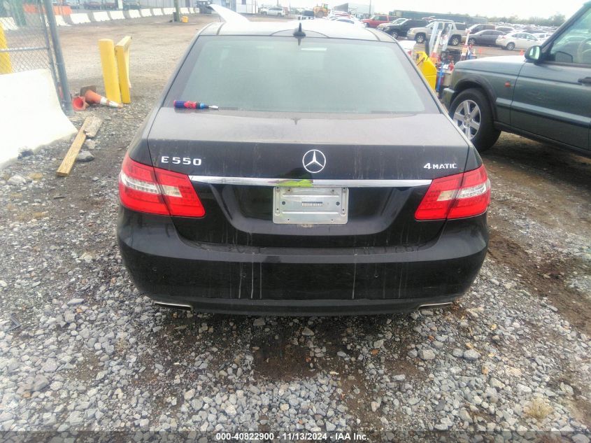 2012 Mercedes-Benz E 550 4Matic VIN: WDDHF9BB8CA629353 Lot: 40822900