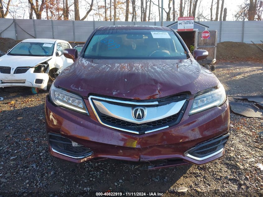 2017 Acura Rdx VIN: 5J8TB4H35HL032404 Lot: 40822919