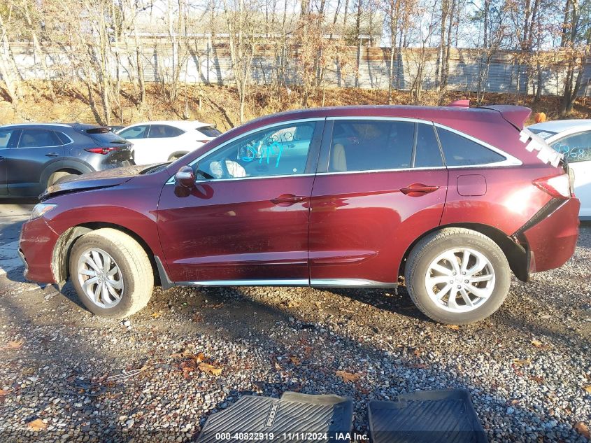 2017 Acura Rdx VIN: 5J8TB4H35HL032404 Lot: 40822919