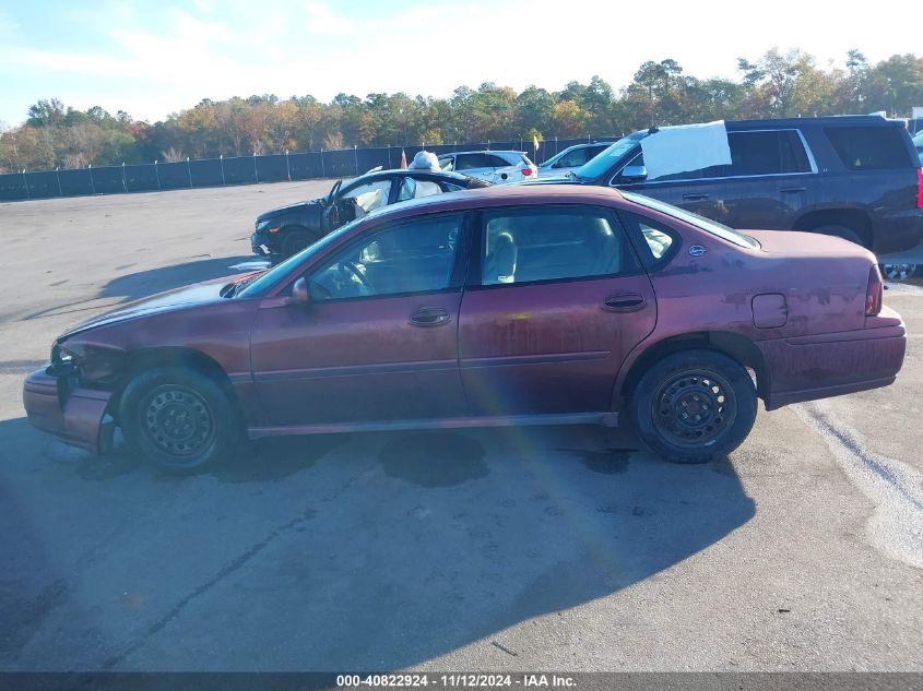 2004 Chevrolet Impala VIN: 2G1WF52E549174178 Lot: 40822924