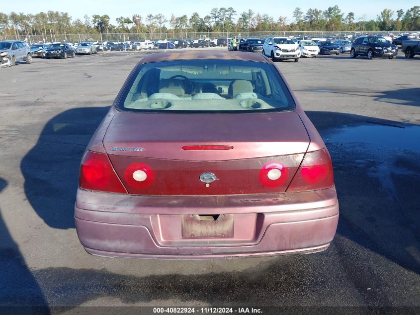 2004 Chevrolet Impala VIN: 2G1WF52E549174178 Lot: 40822924