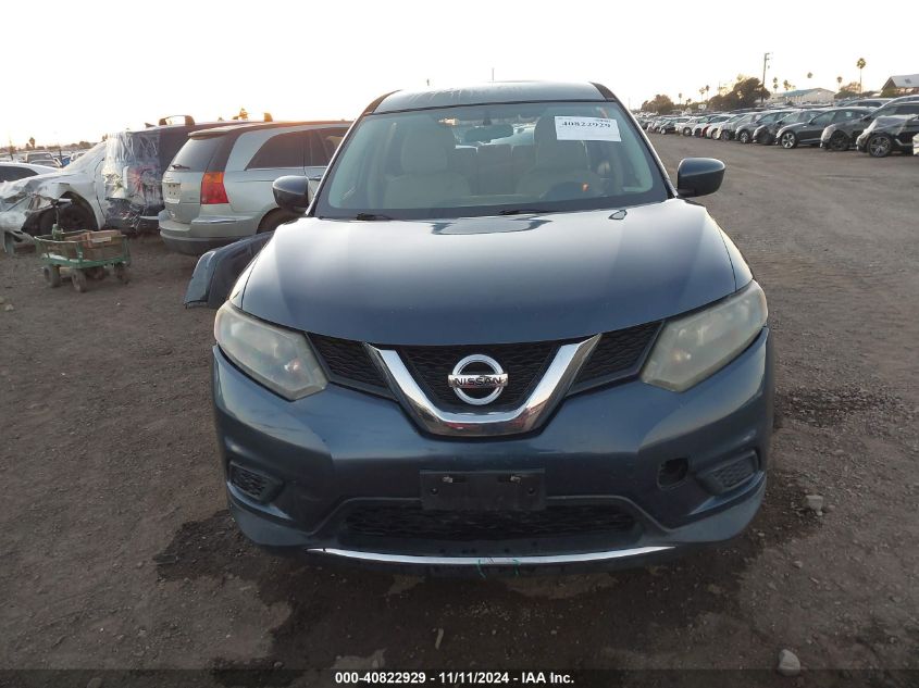 2016 Nissan Rogue S VIN: 5N1AT2MTXGC859175 Lot: 40822929