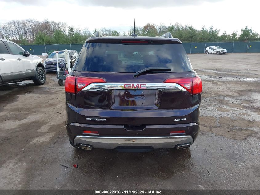 2018 GMC Acadia Denali VIN: 1GKKNXLS7JZ206644 Lot: 40822936