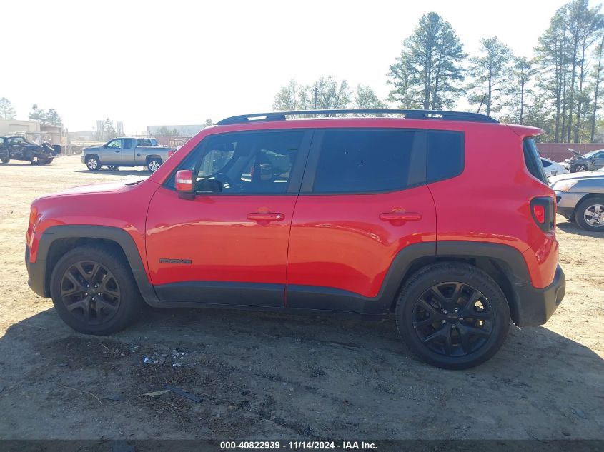 2018 Jeep Renegade Altitude Fwd VIN: ZACCJABB0JPG90195 Lot: 40822939