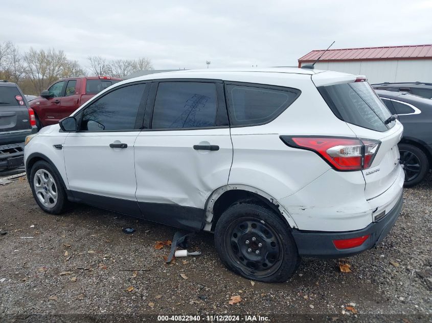 2017 Ford Escape S VIN: 1FMCU0F79HUA37456 Lot: 40822940