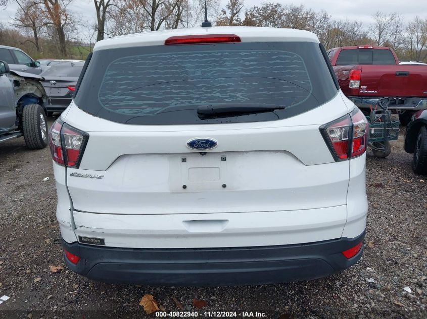 2017 Ford Escape S VIN: 1FMCU0F79HUA37456 Lot: 40822940